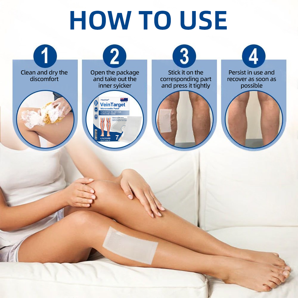 🇳🇿👨⚕️👍✅Healrize® VeinTarget Microneedle Patch⚡Instant Relief, Long-Term Results 🎁