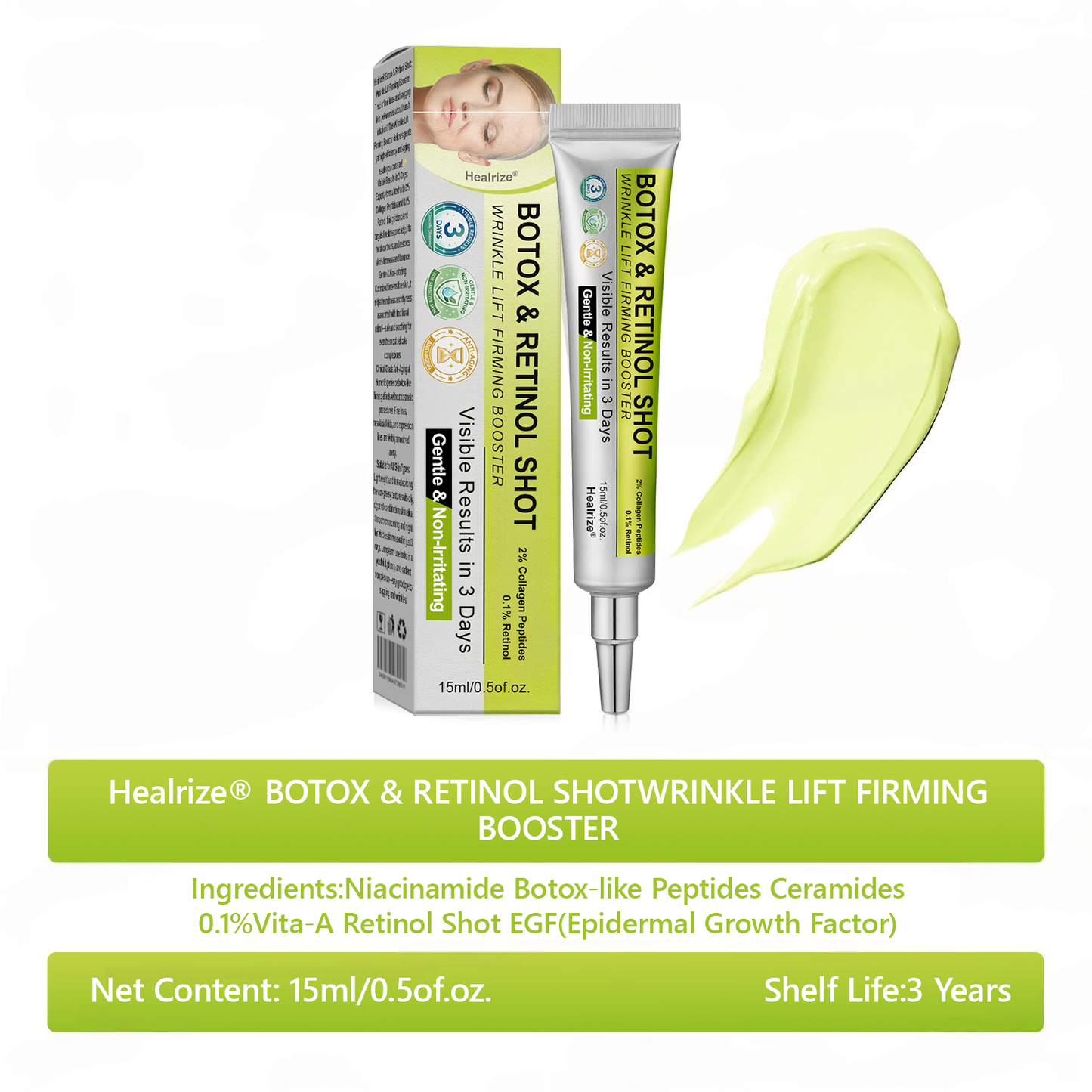 👩‍⚕️Made and shipped from NZ 🛒Healrize® Botox & Vita-A Retinol Shot Wrinkle-Lift Tightening cream - Last Day Promotion 70% OFF🛒