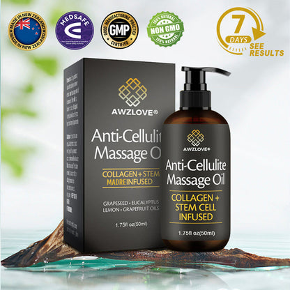 Awzlove® Luxurious Collagen & Stem Cell Anti-Cellulite Massage Oil🎉 (🔥70% Off for a Limited Time!)