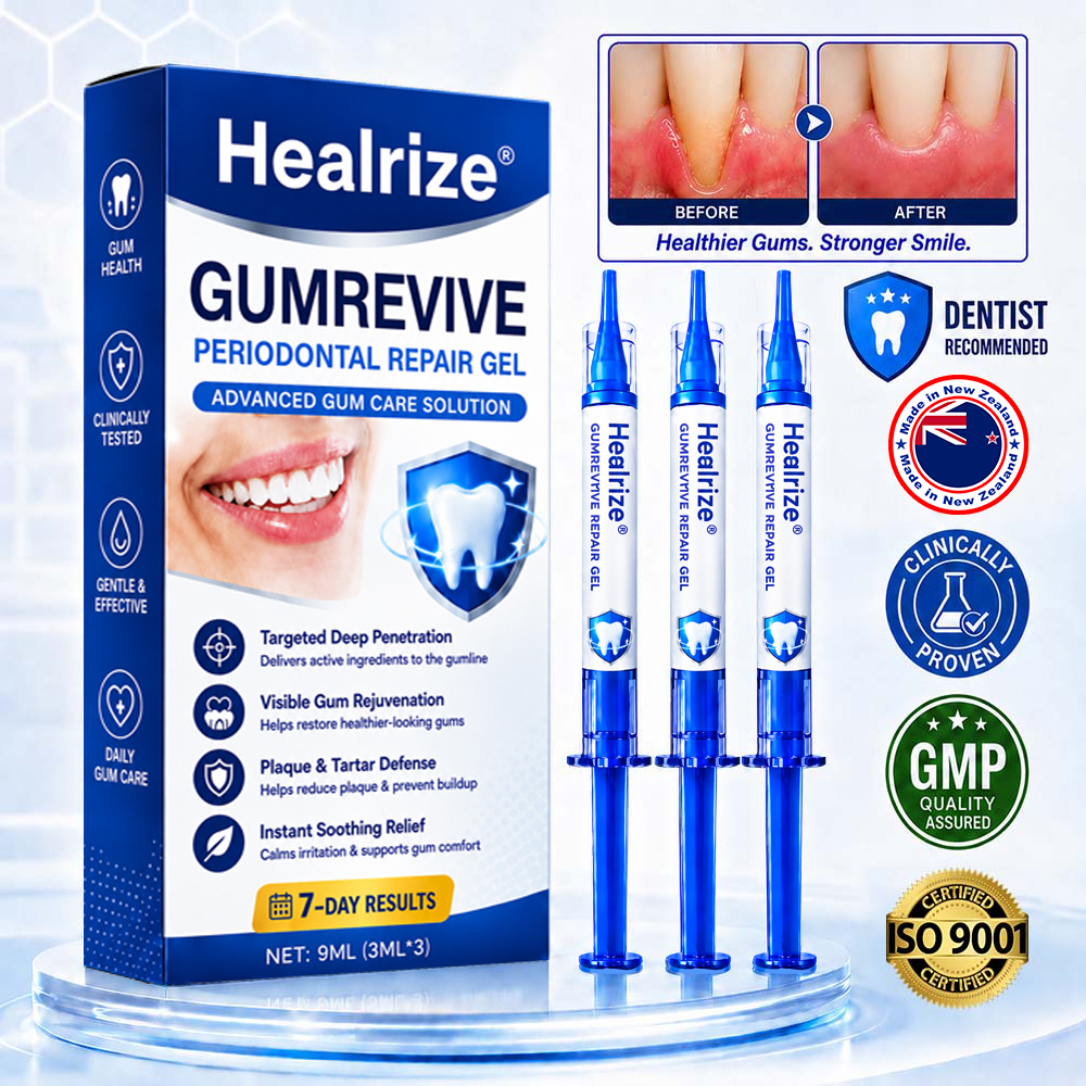 🦷Healrize® GumRevive gel for the regeneration of the tooth-supporting apparatus (for bleeding gums, receding gums, and loose teeth)🎁