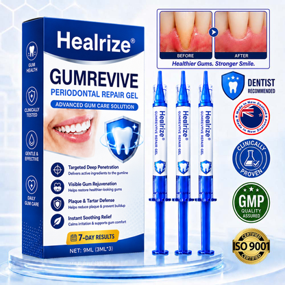 🦷Healrize® GumRevive gel for the regeneration of the tooth-supporting apparatus (for bleeding gums, receding gums, and loose teeth)🎁
