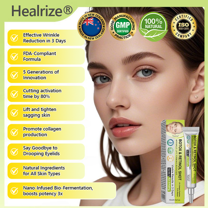 👩‍⚕️Made and shipped from NZ 🛒Healrize® Botox & Vita-A Retinol Shot Wrinkle-Lift Tightening cream - Last Day Promotion 70% OFF🛒