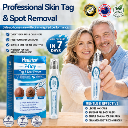 Healrize®7-𝐷𝑎𝑦 𝗧𝐚𝐠 & 𝗦𝗽𝐨𝐭 𝐄𝐫𝒂𝒔𝒆𝒓(Zero Pain, Zero 𝐒𝐜𝐚𝒓𝒔 Rollerball)🐳