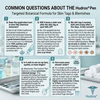 Hudros® 7-𝐷𝑎𝑦 𝗧𝐚𝐠 & 𝗦𝗽𝐨𝐭 𝐄𝐫𝒂𝒔𝒆𝒓(Zero Pain, Zero 𝐒𝐜𝐚𝒓𝒔 Rollerball) 🥕
