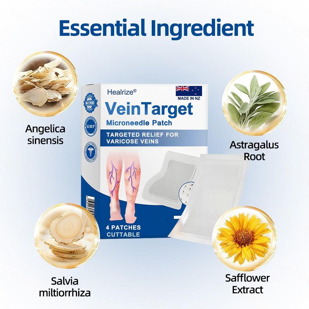 🇳🇿👨‍⚕️👍Healrize®🕊️VeinTarget Microneedle Patch✅Instant Relief, Long-Term Results