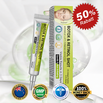 👩‍⚕️Made and shipped from NZ 🛒Healrize® Botox & Vita-A Retinol Shot Wrinkle-Lift Tightening cream - Last Day Promotion 70% OFF🛒